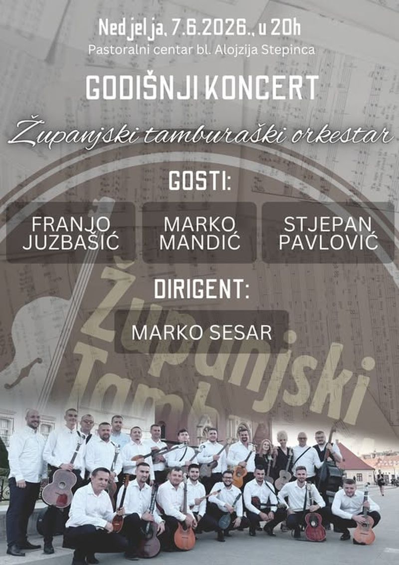 KONCERT ŽUPANJSKOG TAMBURAŠKOG ORKESTRA 